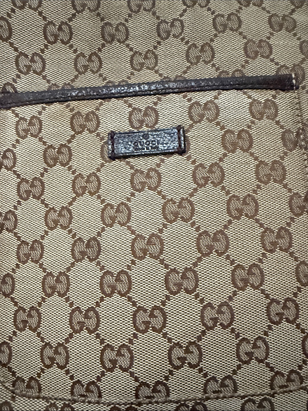 Gucci Beige/Brown GG Supreme Messenger Bag - Picture 5 of 14